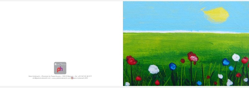 Karte 4 2024 doppelseitig 11,5x17 € 3,50
